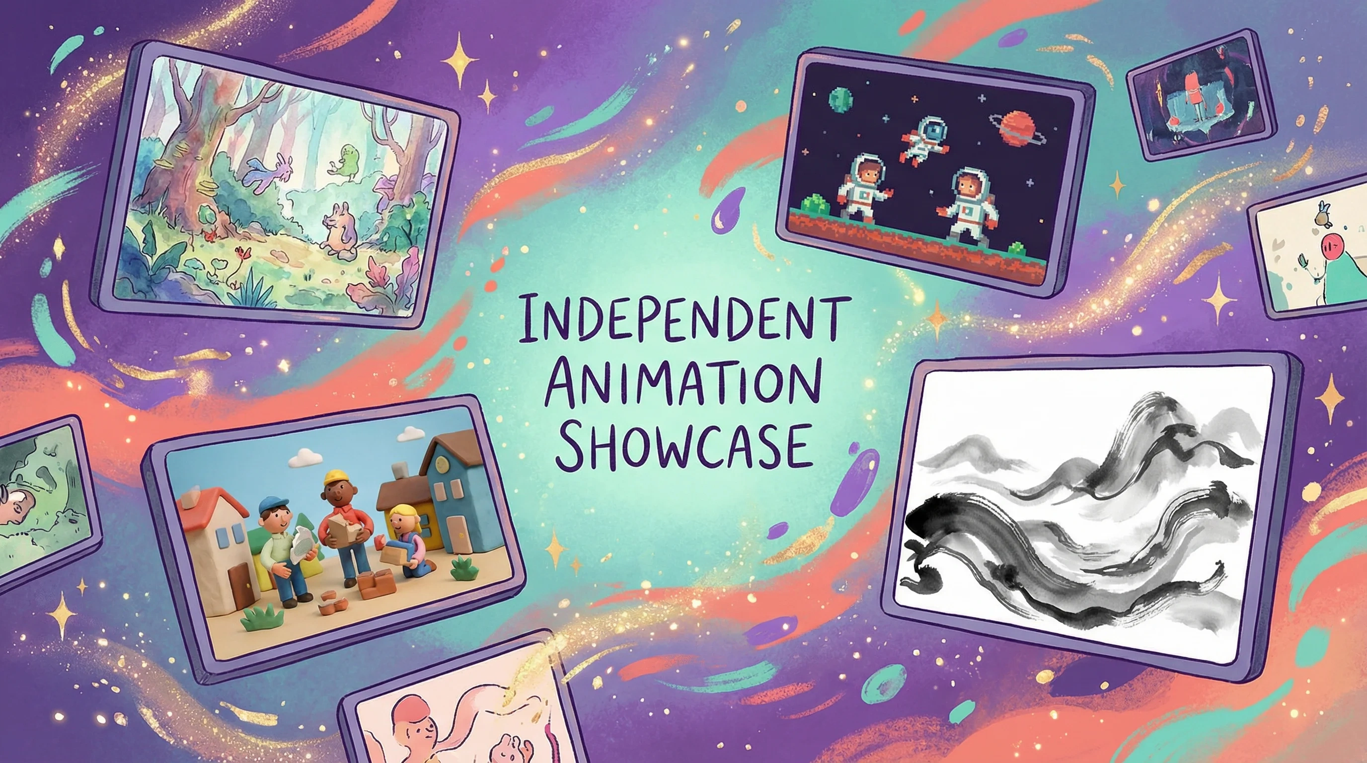 星际信使 - 独立动画短片 - 多风格动画合集展示